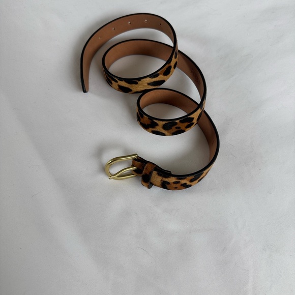J Crew Calf Hair Belt in Leopard - Picture 8 of 8